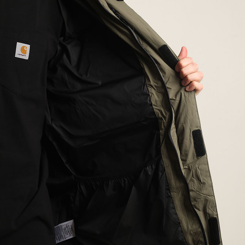 мужская зеленая куртка Carhartt WIP Milton Jacket I030824-seaweed - цена, описание, фото 9